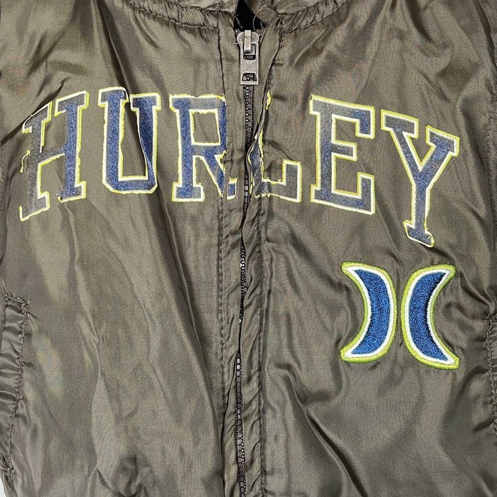 Hurley Brown Insulated Zip Up Baby Jacket - Size 18 Months - Picture 3 of 12